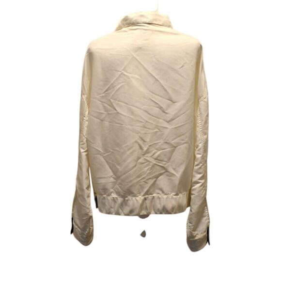 White Reflective Windbreaker by Landlord NY sz M - Picture 4 of 9